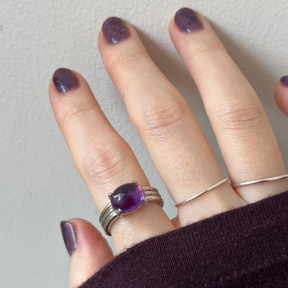 [ amethyst ] trois silver