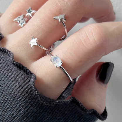 【 recommended set 】oval & drop silver
