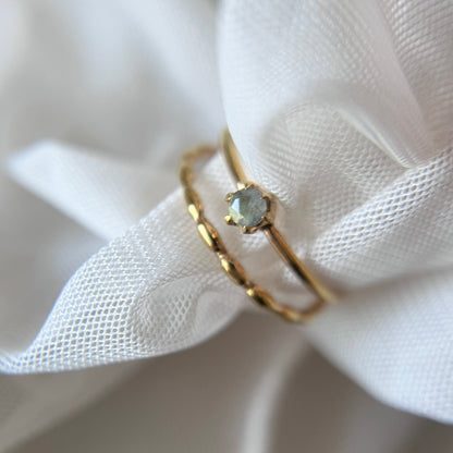 [ labradorite ] double chain gold