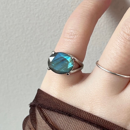 [ labradorite ] reine pinky silver