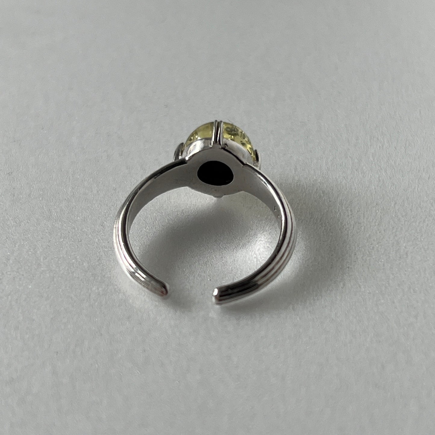 [ black amber ]  croissant silver