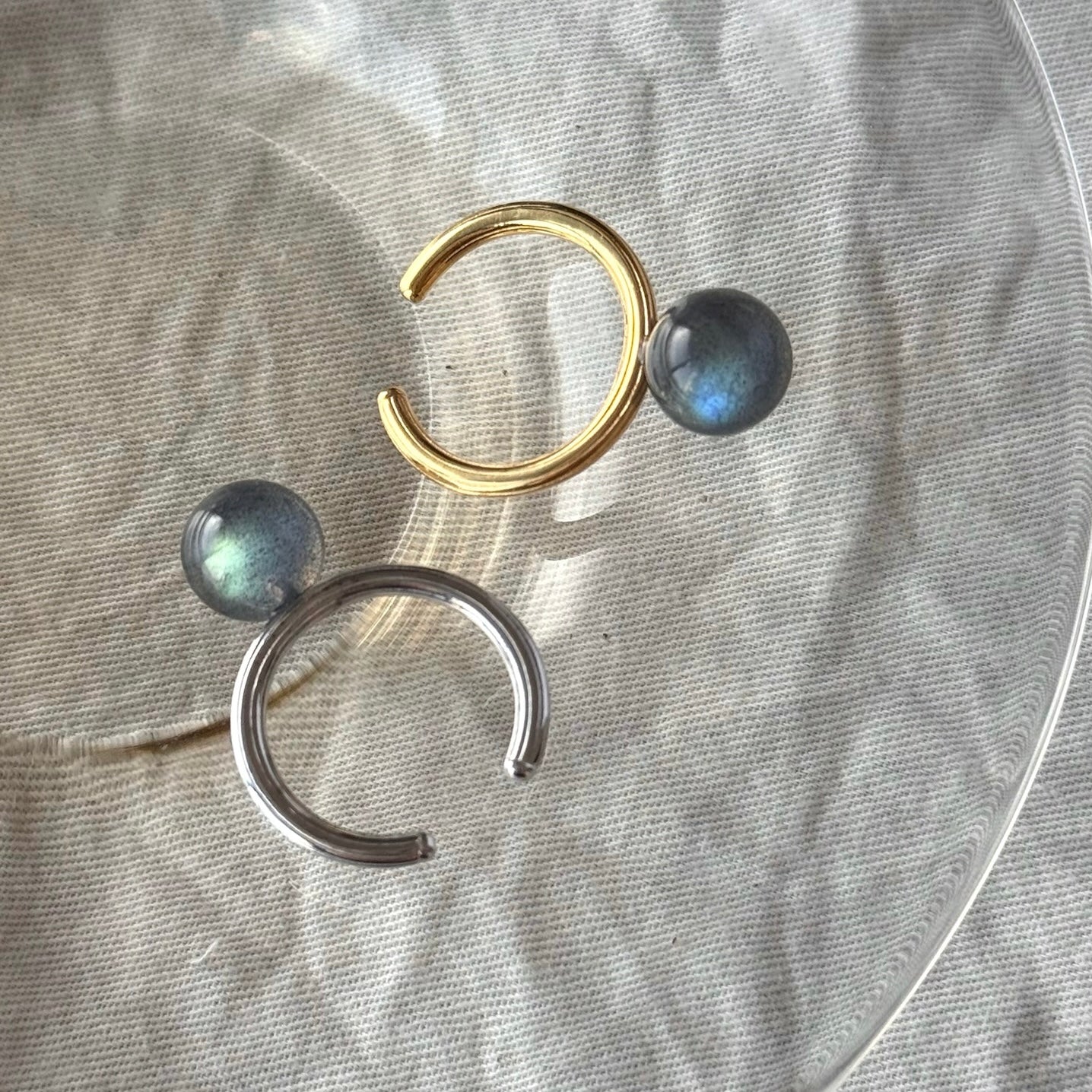 [ labradorite ] churros silver