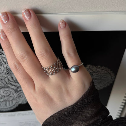 [ silver ] garden decor [ free size ]