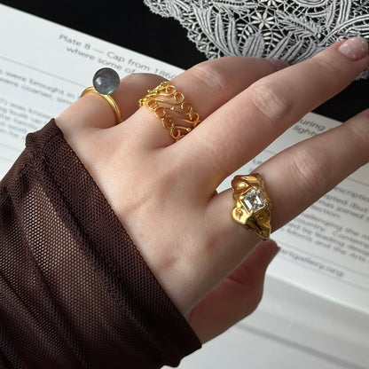 [ labradorite ] churros gold