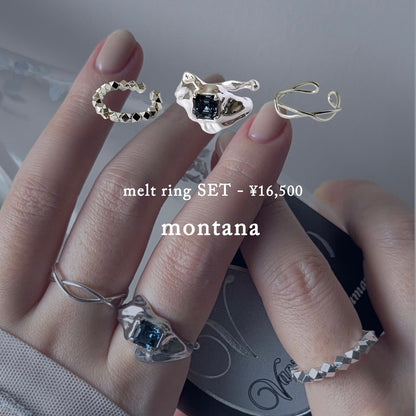 【melt ring (montana) 】3 rings set (01)