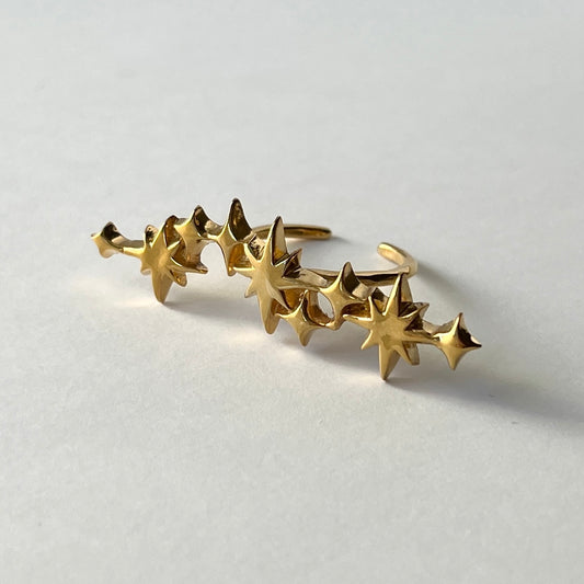 [ gold ] milky way ring [ free size ]