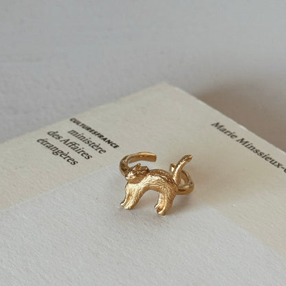[ gold ] cat pinky [ free size ]