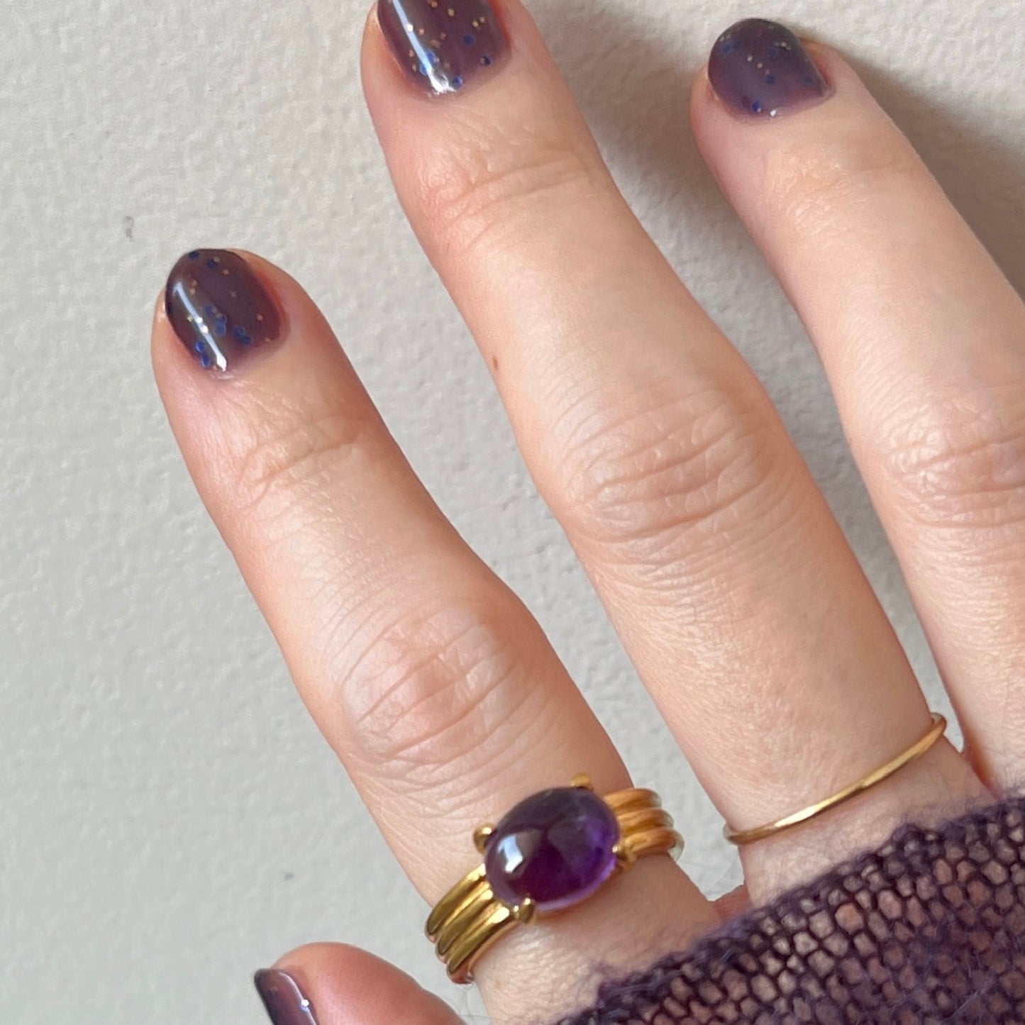 [ amethyst ] trois gold