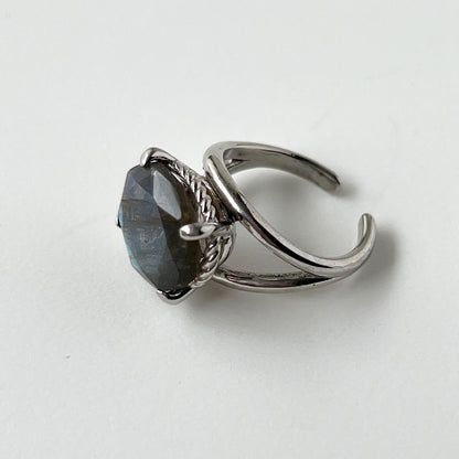 [ labradorite ] reine pinky silver