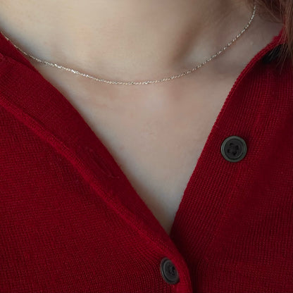 [ SV925 ] twisted chain necklace