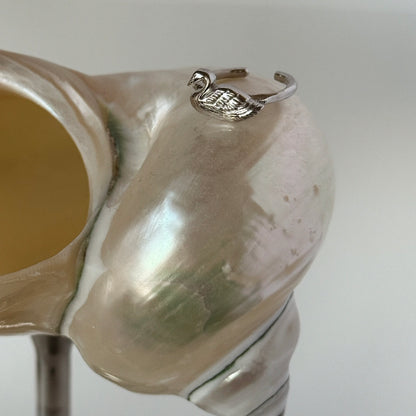 [ silver ] swan pinky