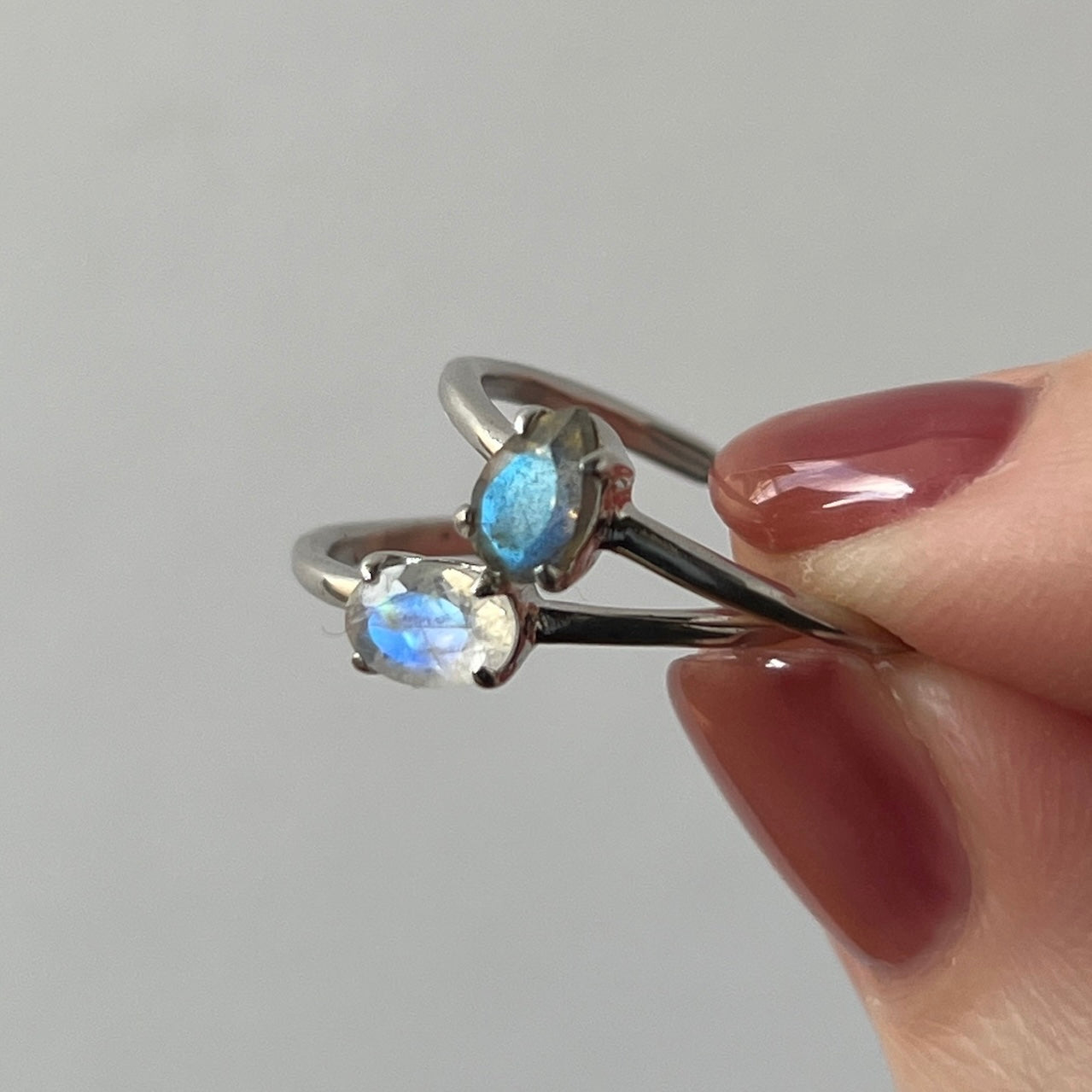 【 recommended set 】oval & drop silver