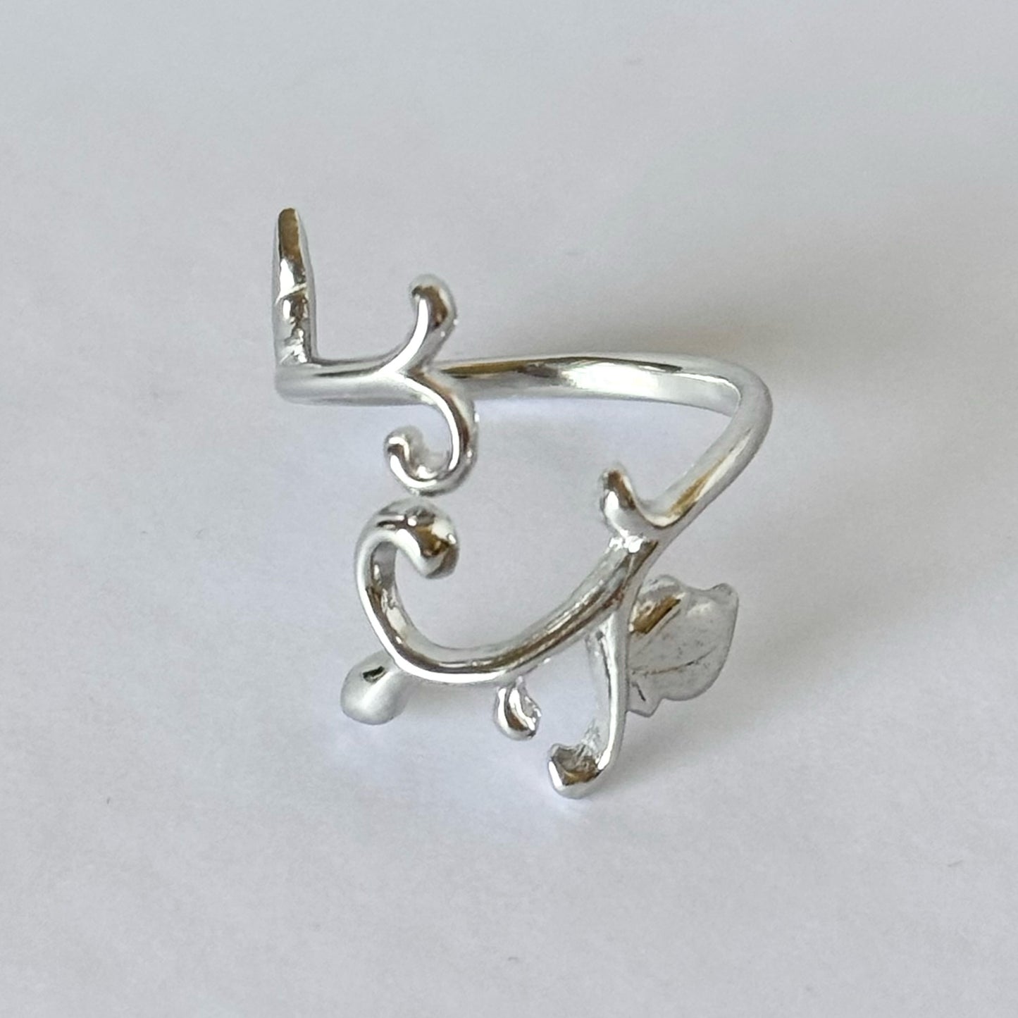 [ silver ] ivy ring [ free size ]