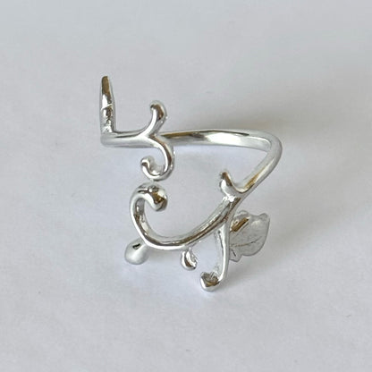 [ silver ] ivy ring [ free size ]