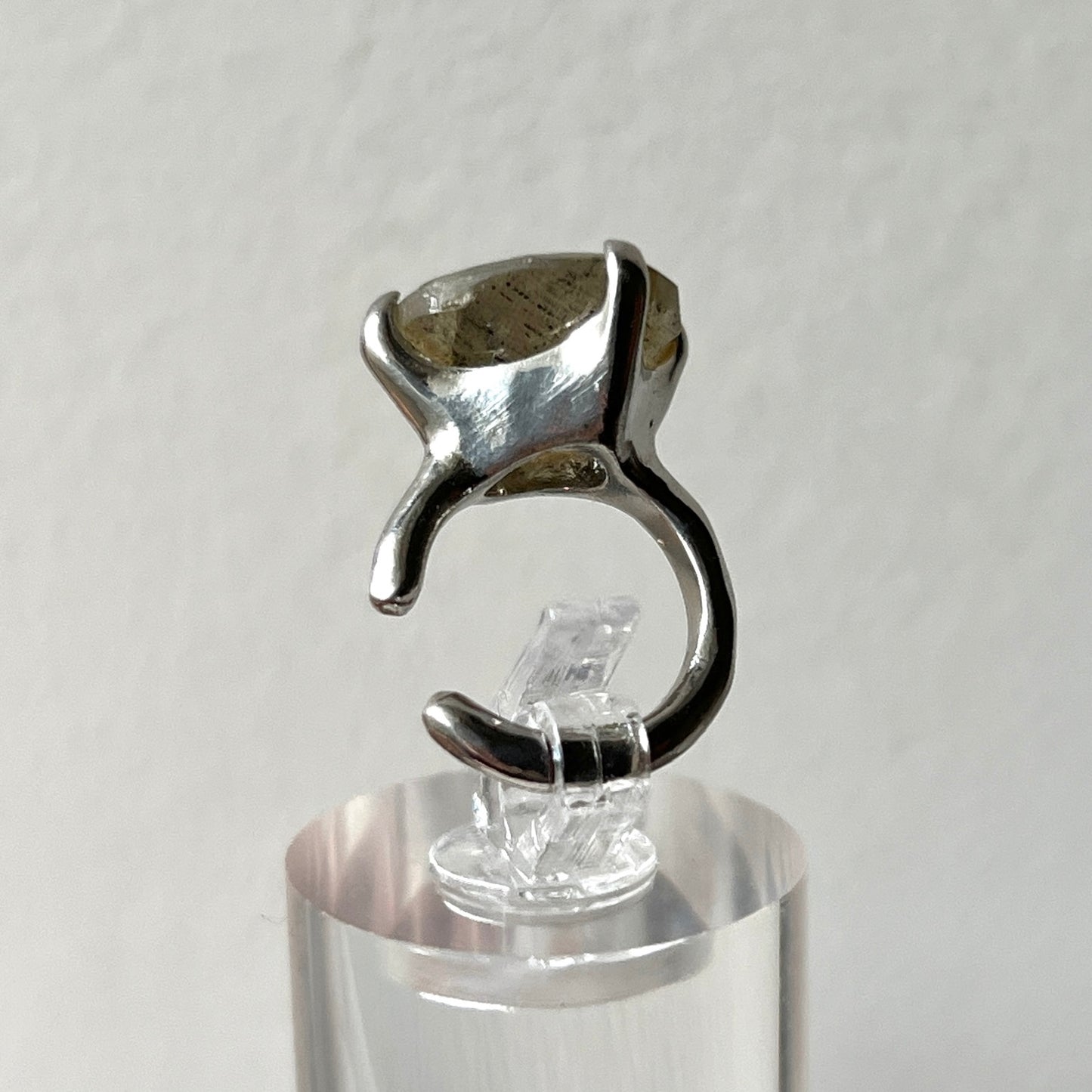 [ labradorite ] GEM ear cuff silver