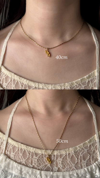 [ gold ] ptolemaeus necklace [ free size ]