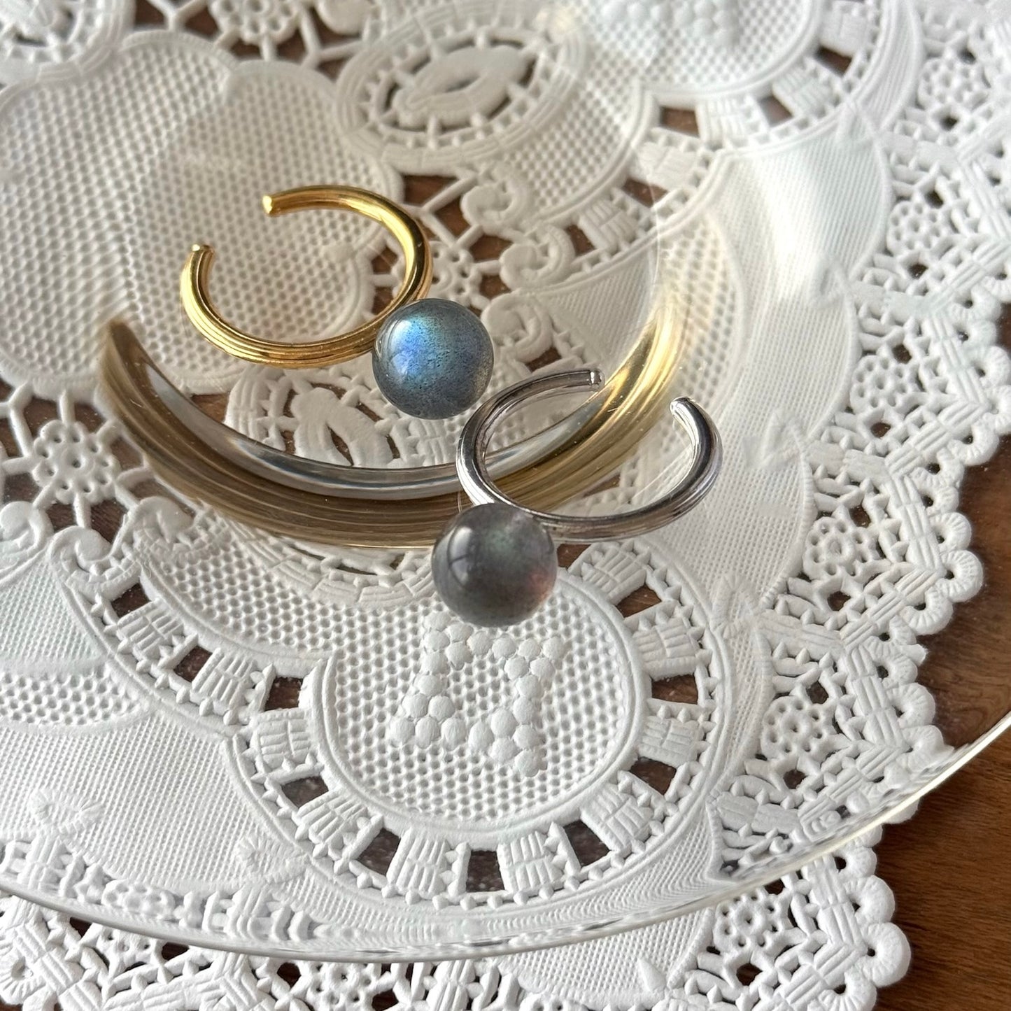 [ labradorite ] churros silver