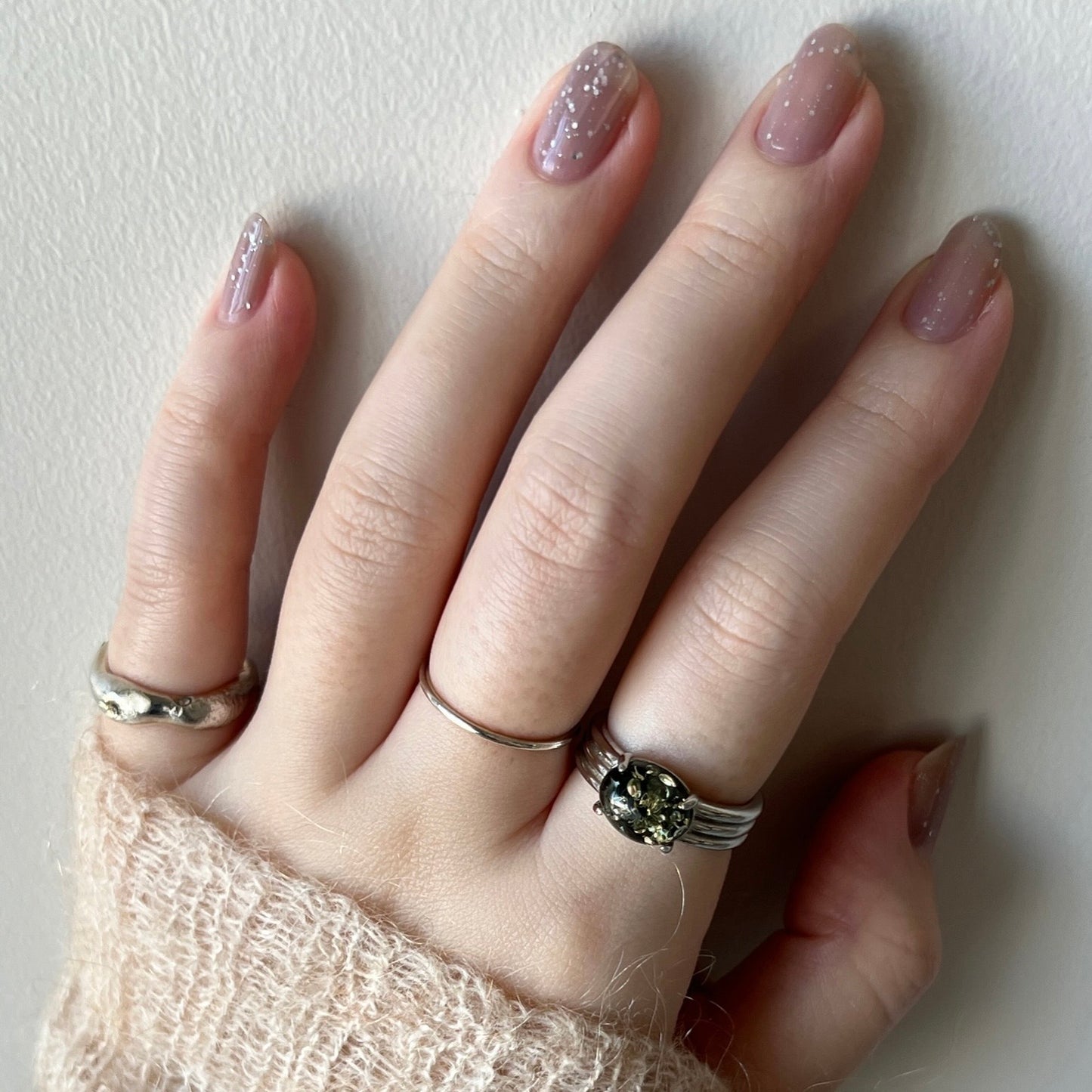 [ black amber ] trois silver