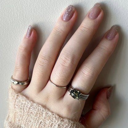 [ black amber ] trois silver