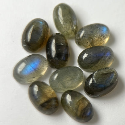 [ blue labradorite ] pebble silver [ free size ]