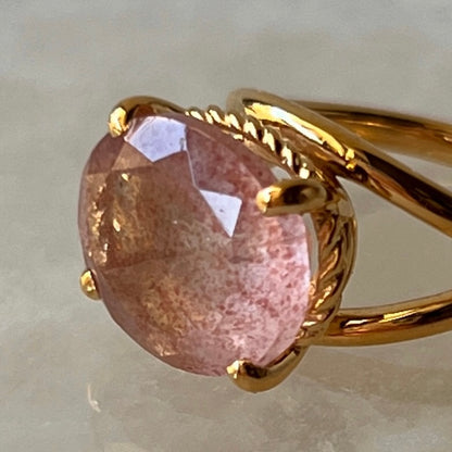 [ pink epidote  ] reine -pinky gold