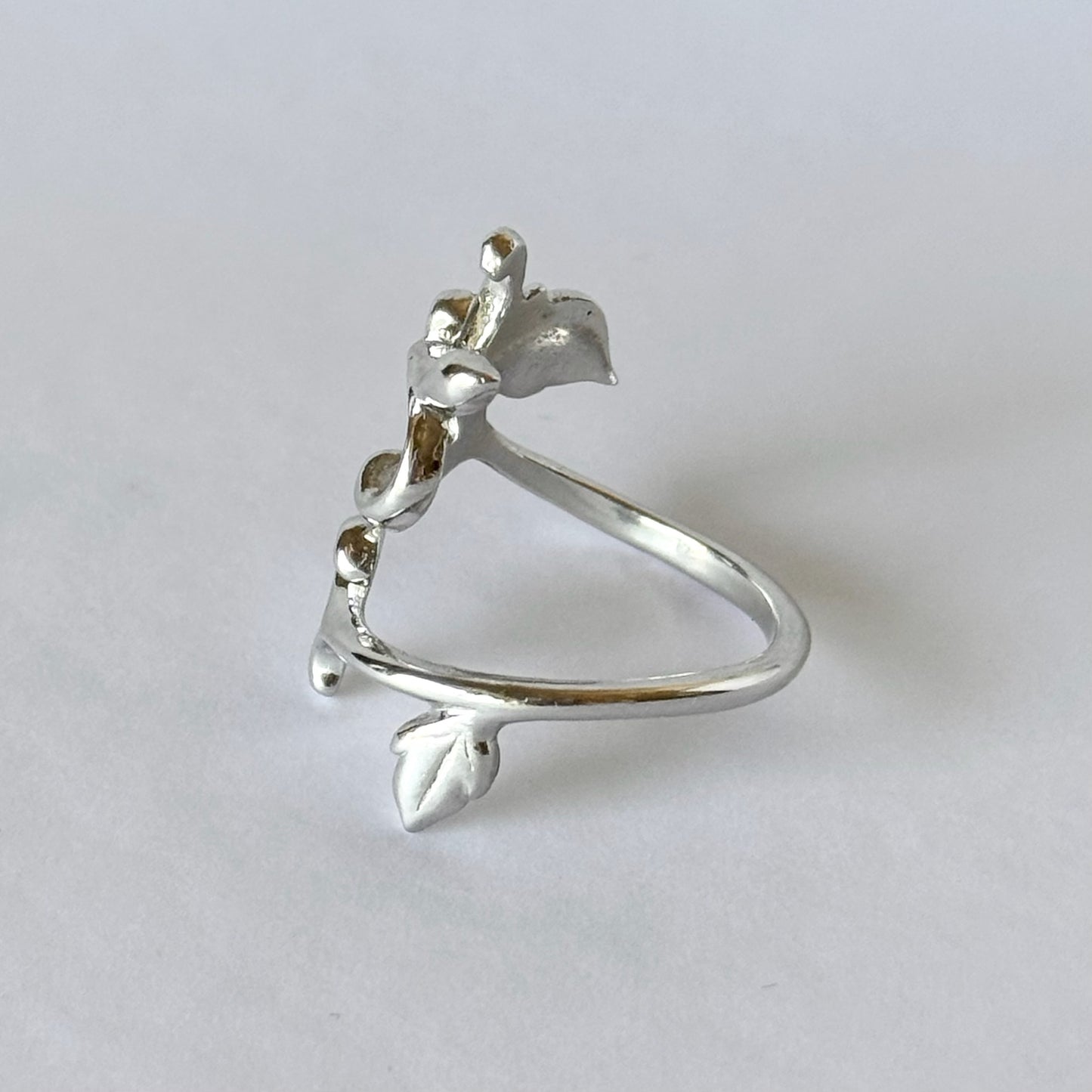 [ silver ] ivy ring [ free size ]