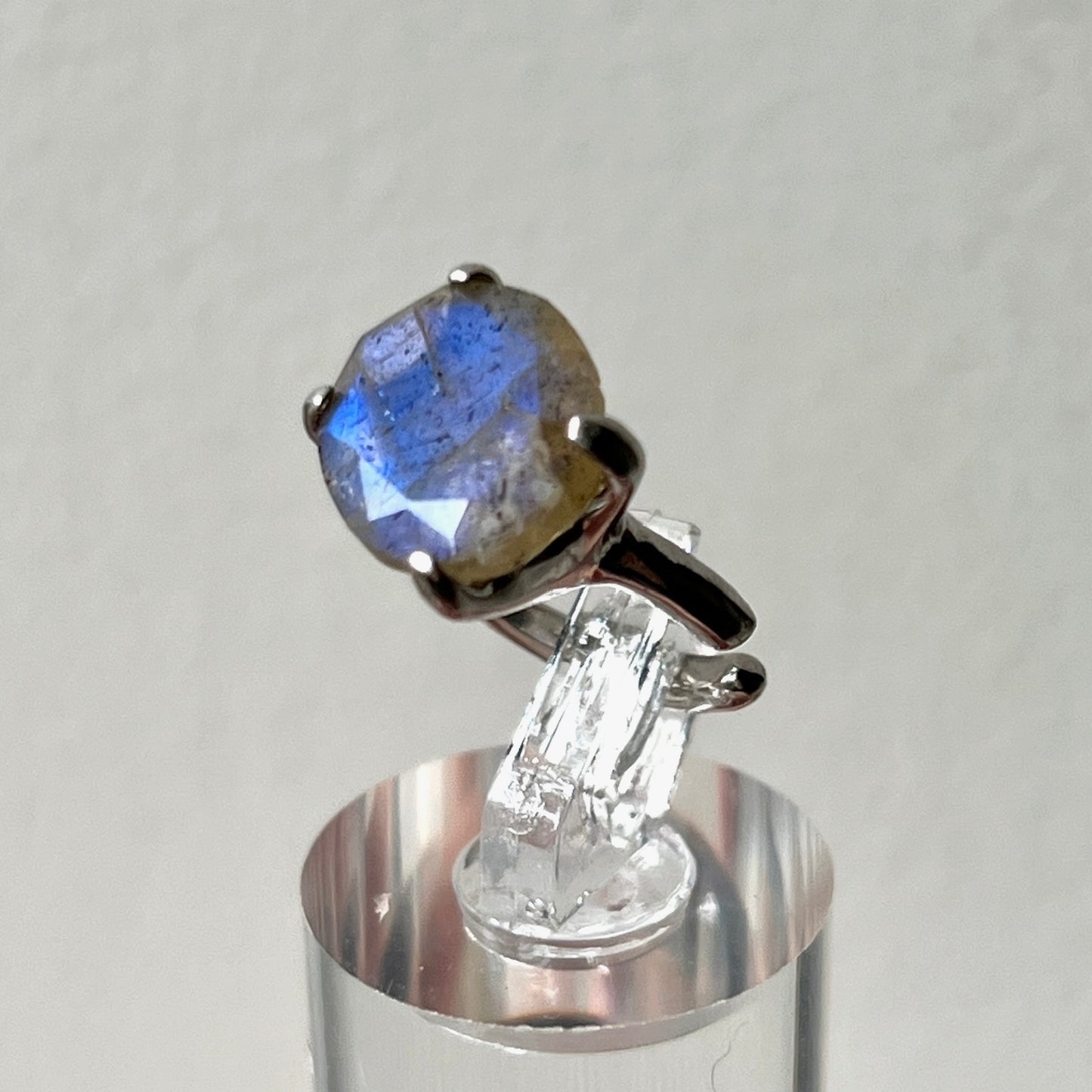 [ labradorite ] GEM ear cuff silver