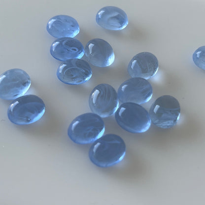 [ sapphire marble ] trois silver