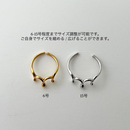[ silver ] drop [ free size ]