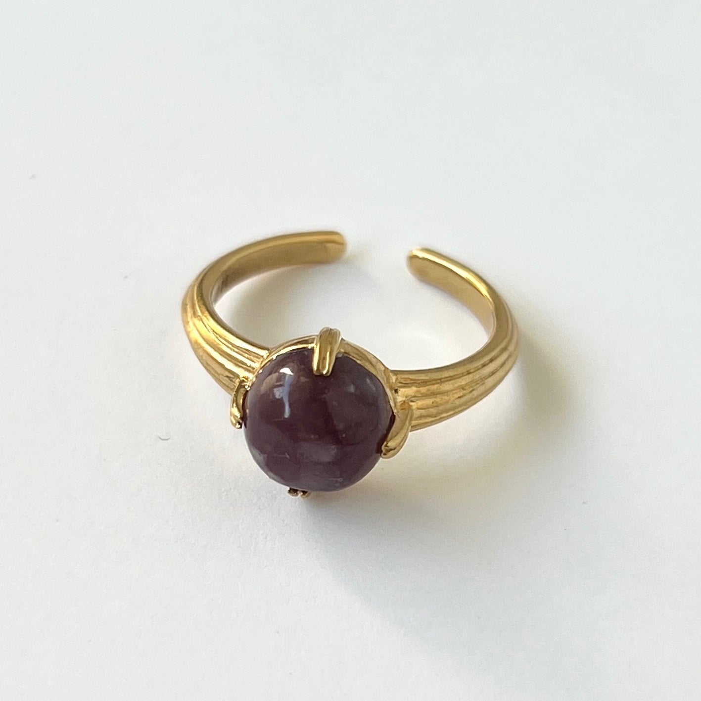 [ lepidolite ] croissant gold