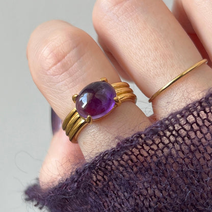 [ amethyst ] trois gold