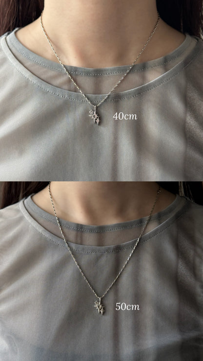 [ silver ] ptolemaeus necklace [ free size ]