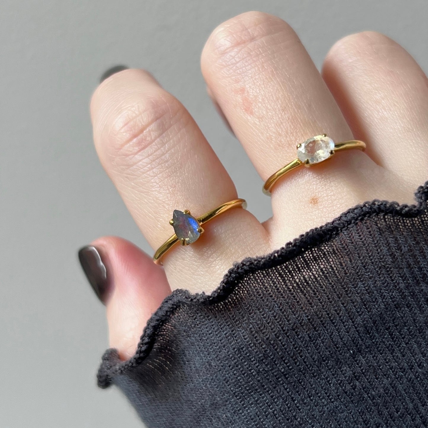 【 recommended set 】oval & drop gold