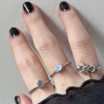 【 recommended set 】oval & drop silver