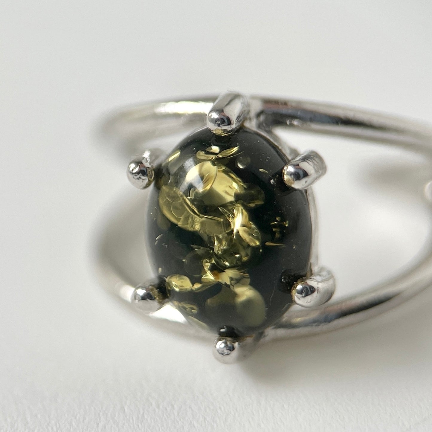 [ black amber ] double silver