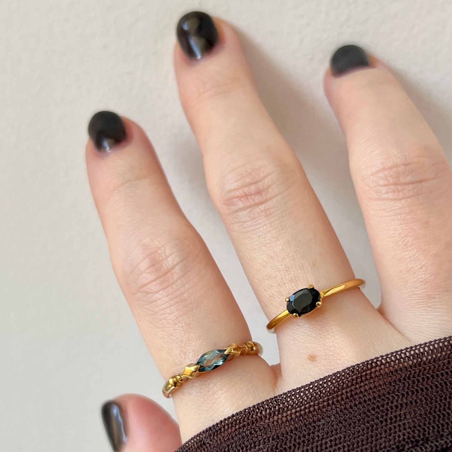 [ london blue topaz ] polar star gold