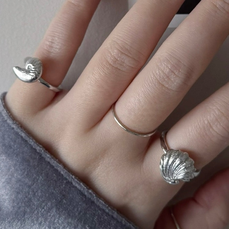 [ silver ] calm [ free size ]