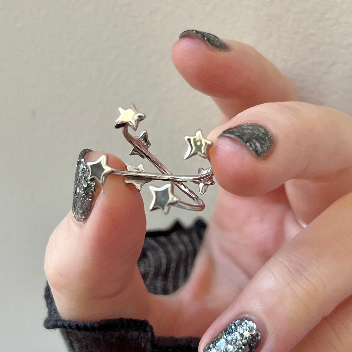 [ silver ] orbit ring [ free size ]