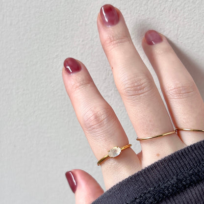 【 recommended set 】oval & drop gold