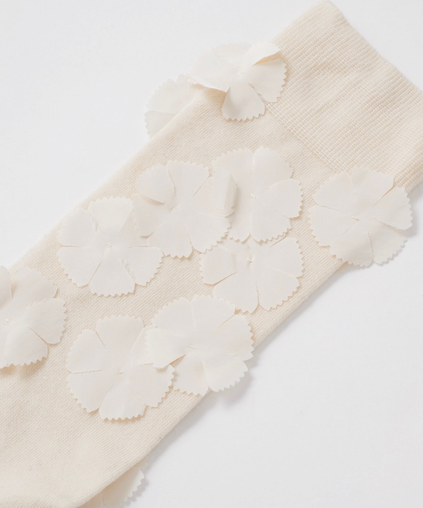 【IVORY】flower motif socks