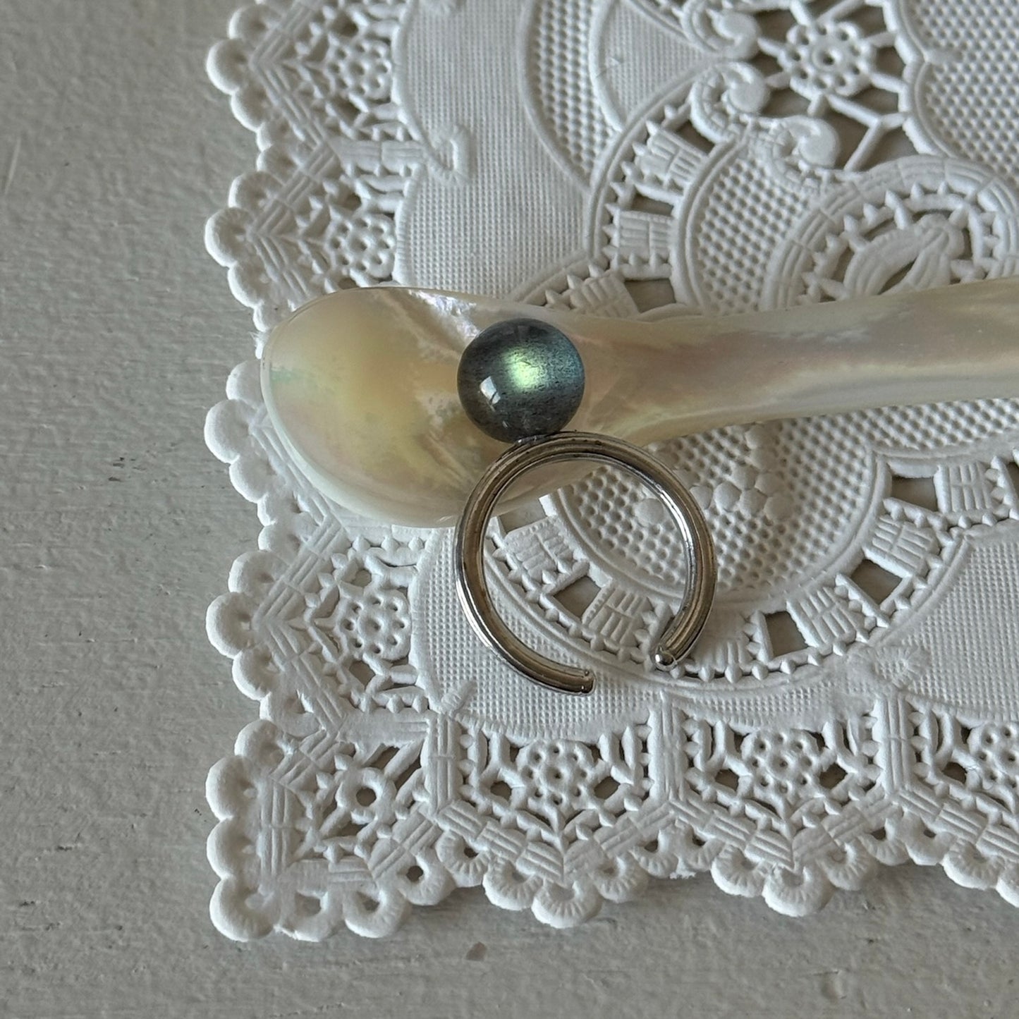 [ labradorite ] churros silver