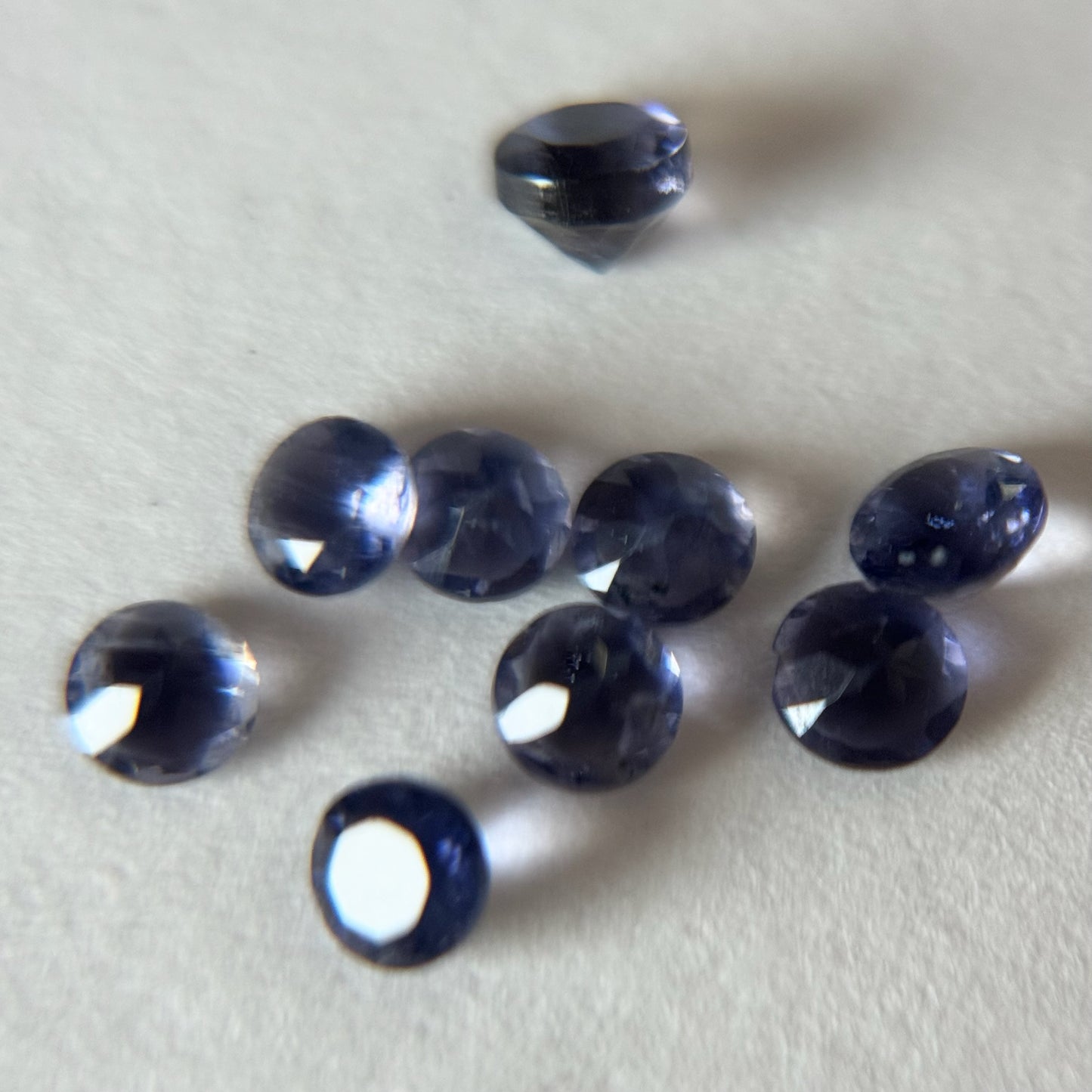 [ iolite ] double chain silver