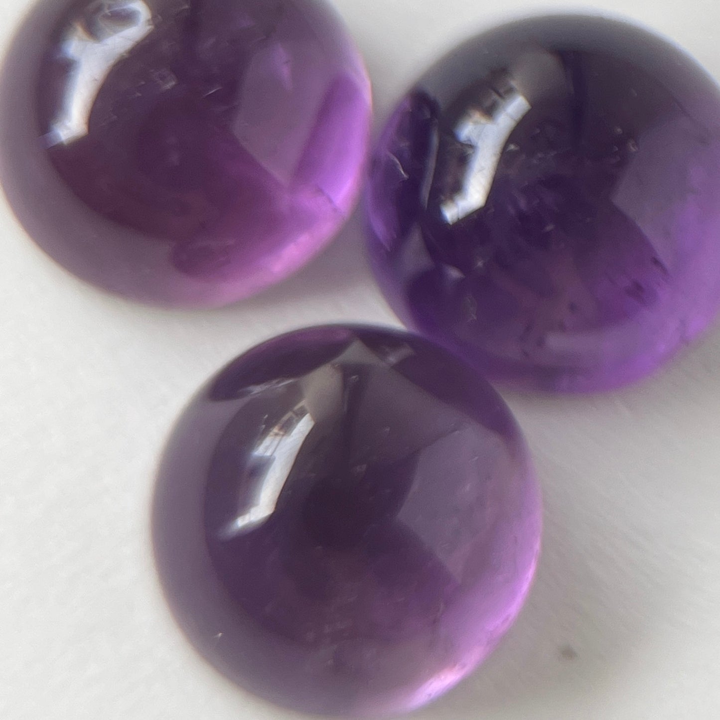 [ amethyst ] croissant silver