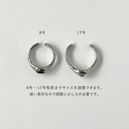 [ blue labradorite ] pebble silver [ free size ]