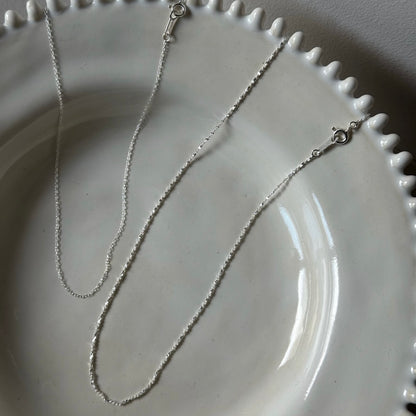 [ SV925 ] twisted chain necklace