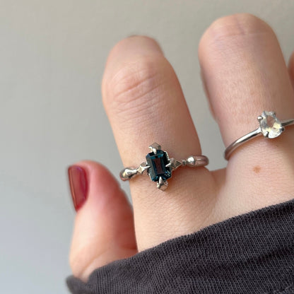 [ london blue topaz ] polaris silver