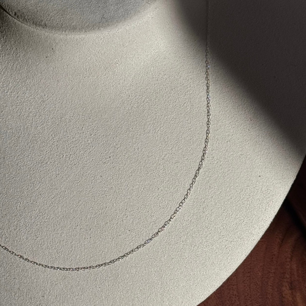 [ SV925 ] oval link chain necklace