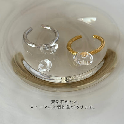 [ herkimer diamond ] churros silver