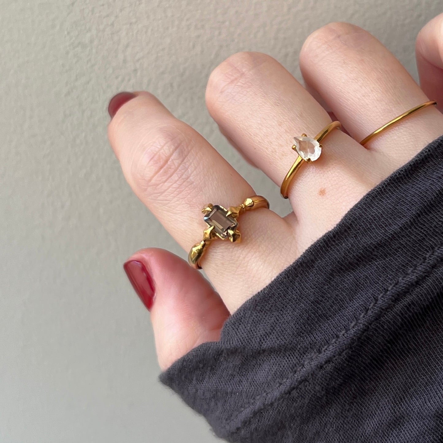 [ smoky quartz ] polaris gold