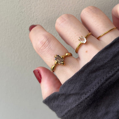 [ smoky quartz ] polaris gold